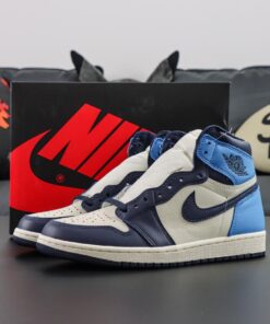 Jordan 1 Obsidian Reps​ – UNC-Inspired Retro Replica