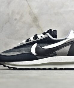 Sacai × Nike Waffle Black and White Reps