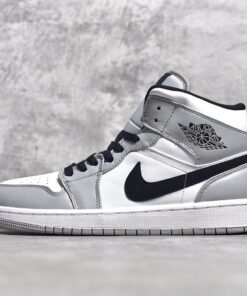 Jordan 1 Mid Smoke Grey Reps – Air Jordan 1 Replica Sneakers