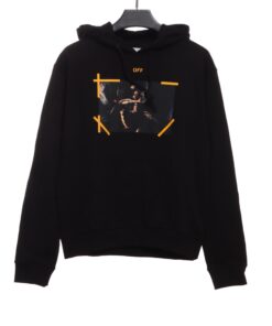 Off-White Religious Virgin Print Hoodie
