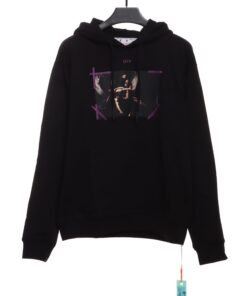 Off-White Religious Virgin Print Hoodie
