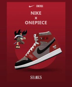 Red-Haired Shanks V.3 Custom High-Top Jordan 1