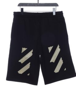 Off-White Rubber Strip Printed Shorts
