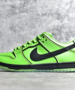 Buttercup Powerpuff Dunks – Green SB Dunk Low