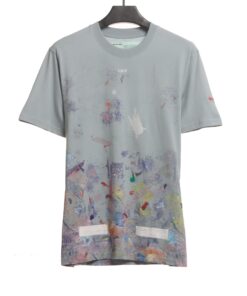 Off-White Fireworks T-Shirt Grey