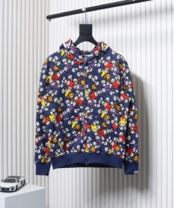 BAPE Melody Full Printing Double Hat Hoodie