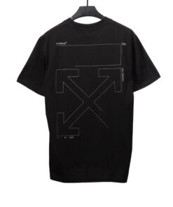 Off-White Incomplete lines Print T-Shirt