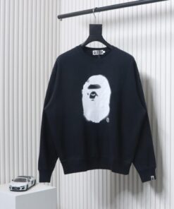 BAPE 24FW Ape Head Black Sweatshirt