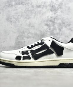 AMIRI SkelTop Low White and Black MFS003-111