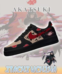 Akatsuki Itachi Uchiha No.6 Custom Air Force1