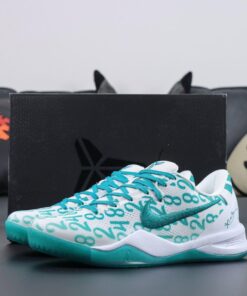 Kobe 8 Radiant Emerald Reps | Teal-Grey Protro Replica Sneakers