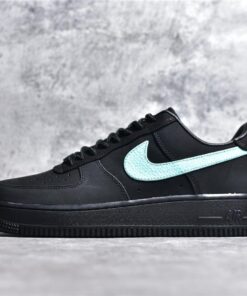 Tiffany & Co Air Force 1 Reps – Black Suede 1837 Edition