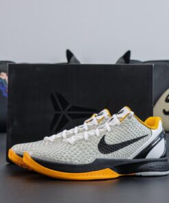 Kobe 6 White Del Sol Reps – 2021 Protro Playoff Replica Sneakers