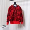 BAPE Camouflage Double Hat Hoodie Red