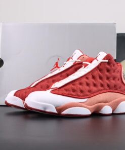 Jordan 13 Dune Red Reps – Bold Red and White Sneaker Style