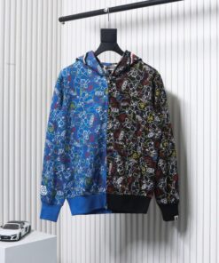 BAPE BAPE X MEDICOM TOY Camouflage Double Hat Hoodie