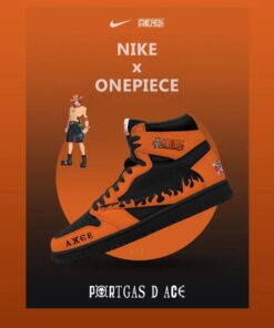 Portgas D Ace V.2 Custom TS High Jordan 1