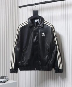 Adidas X FEIFEI RUAN Collar Leather Jacket
