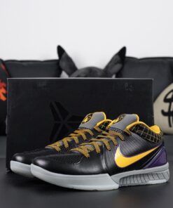 Kobe 4 Carpe Diem Reps (2019) – Black Mamba with Classic Laker Color