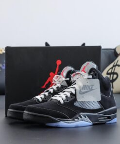 Jordan 5 Black Metallic Reimagined Reps – OG Suede Replica