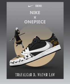 Trafalgar D. Water Law V.2 Custom TS Low Jordan 1