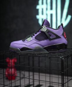 Jordan 4 Travis Scott Purple Reps – Friends & Family Colorway