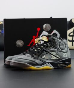 Jordan 5 Off White Reps – Muslin Colorway with 1:1 Quality