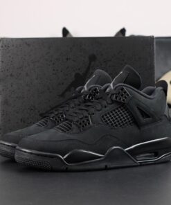 Air Jordan 4 Black Cat 2025 Reps | Triple Black Retro Return