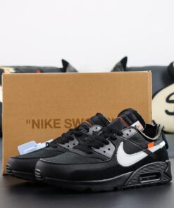 Off White Air Max 90 Reps | Black The Ten Collaboration