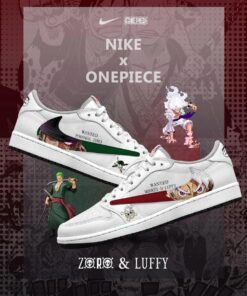 Luffy and Zoro V.1 Custom TS Low Jordan 1