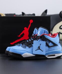 Jordan 4 Travis Scott Reps – Cactus Jack Blue Suede