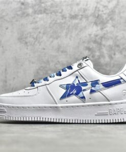 A BATHING APE Bape Sta ABC Camo Low White Blue