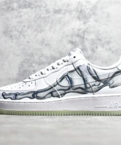 UA Air Force 1 Low QS Skeleton White Grey Reps