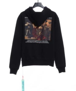Off-White Vintage Classical Religious Oil Painting Hoodie