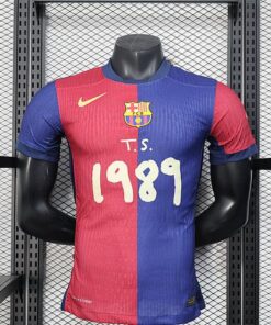 FC Barcelona Home Jersey with Sponsor