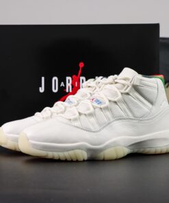 Jordan 11 285 Reps – White Leather with Gradient Heel