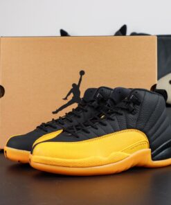 Jordan 12 University Gold Reps | Bold Black & Yellow Replica