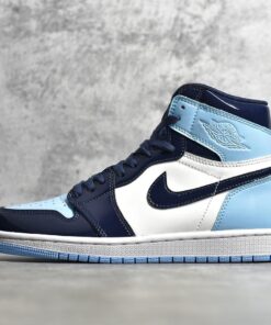 Jordan 1 Blue Chill Reps​ – Glossy Patent Leather Retro Replica