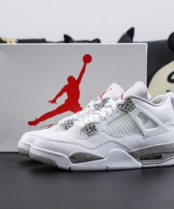 Jordan 4 White Oreo Reps – Clean White Replica Sneakers