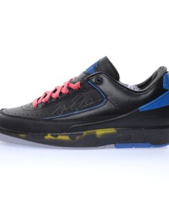 Air Jordan 2 Retro Low SP Off-White black and varsity royale