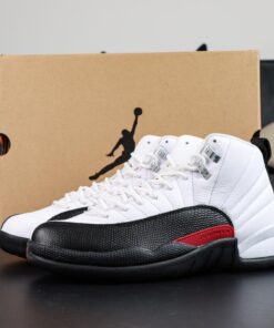 Jordan 12 Taxi Flip Reps | Black & White Reverse Retro Replica