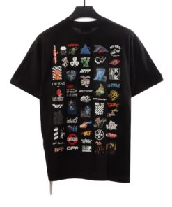 Off-White Multiple Logos Black T-Shirt