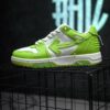 OFF-WHITE Out Of Office Sartorial Stitching White Green
