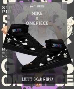 Luffy Gear 5 Nika V.10 Custom High-Top Jordan 1