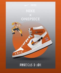 Portgas D Ace V.1 Custom High-Top Jordan 1