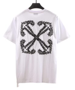 Off-White Embroidered Arrow White T-Shirt