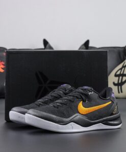 Kobe 8 Lakers Away Reps | Purple-Gold Protro Replica Sneakers