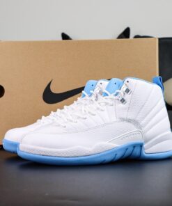 Jordan 12 Melo Reps | 2025 White & University Blue Replica