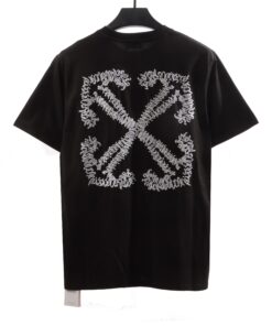 Off-White Embroidered Arrow Black T-Shirt