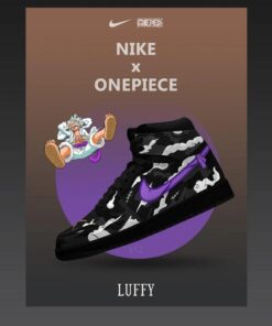 Monkey D. Luffy V.8 Custom High-Top Jordan 1